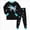 A61-Black, variant on Kids Child Toddler Boy Pajamas Pj Set Long Sleeve Snug Fit Soft & Cozy Sleepwear & Loungewear 6-12 Months 12-24 Months 2t 3t 4t 5t 6t 7t 8t 9t Children(Dark Blue,7-8 Years)