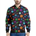 thumbnail image 4 of Chaquetas con estampado 3D de planetas divertidos para hombre, tendencia de moda, chaqueta bomber de manga larga para niños, sudadera informal de gran tamaño estilo Harajuku, 4 of 4