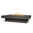 thumbnail image 2 of Hickory Bay 60 Inch Rectangular GFRC Propane Fire Pit Table in Carbon by BBQGuys Signature, 2 of 2