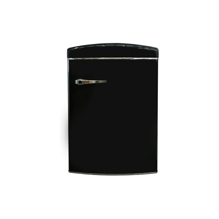 Compact Refrigerator Freezer - Convertible Black Fridge with Fast FreezeInterior Light