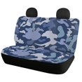 thumbnail image 2 of Pzuqiu Seat Protectors Breathable Polyester, Compatible with Sedan Seats Vehicle Seats, for Truck Trucks, Blue Camouflage, 2 of 10