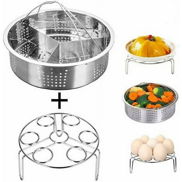 Instant Pot Accessories Steamer Basket Basket with Rack for Egg Steamer