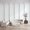 6, variant on Arch Wainscoting Panels Kit, MDF Board and Batten Wall Panel Kit | 4- Pre-Cut 118" X 31.5" MDF Wall Molding Kit, Paintable DIY Accent Wall Panels for Bedroom, Living Room, Kitchen