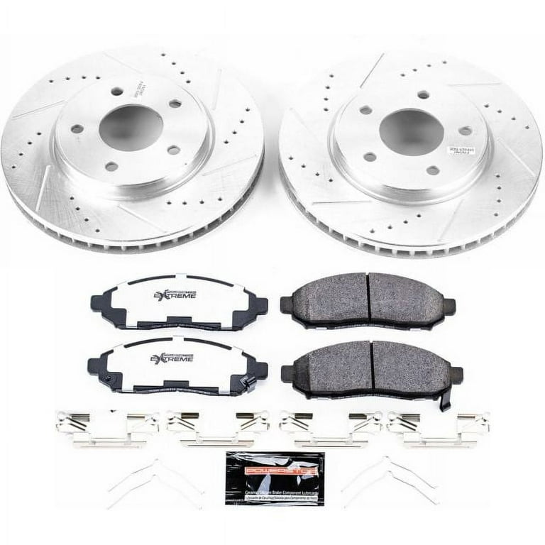 Power Stop Front Z36 Truck & Tow Brake Pad and Rotor Kit K6492-36 
