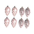 thumbnail image 4 of Adornos de Conos de Pino Colgante de Navidad 8 Piezas Macarena Oro Rosa, 4 of 8