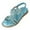 Blue, variant on TOWED22 Girls Sandals Summer Dress Shoes Lightweight Open Toe Beach Holiday（Blue,9.5）