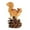 with pine cone, variant on oshhni Garden Sculpture Novelty Outdoor Squirrel Ornament for Yard Lawn Landscaping with chestnut