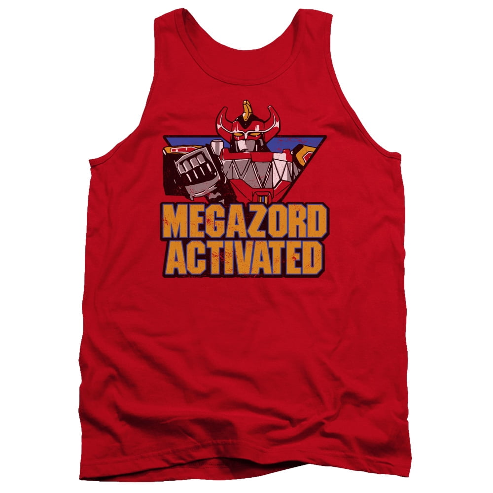 Power Rangers Megazord Activated Adult Tank Top Red - Walmart.com