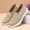 Khaki#25, variant on Orthopedic Casual Shoes for Women Arch Support Nurse Shoes Lightweight Slip on Non Slip House Shoes Mesh Stretch Soft 2026 Foam Shoes