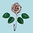 thumbnail image 2 of Flower Hook Wrought Iron Multi Colored Pink Rose | Renovator's Supply, 2 of 2
