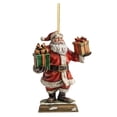 thumbnail image 1 of Christmas Santa Acrylic Flat Pendant Christmas Tree Pendant Decoration 2D Party New Year Christmas for Crafting Curtain Rod Large Baubles Clear Nylon Thread for Rose Beads String, 1 of 3