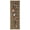 Brown, variant on FairOnly Cats & Flowers Printed Brown 2'x6' Runner Rug Ultra Thin Washable Pet Friendly Non Slip Rug for Kitchen Bedroom Bathroom