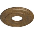 thumbnail image 3 of Ekena Millwork 12 3/8"OD x 4"ID x 1 1/8"P Classic Ceiling Medallion (Fits Canopies up to 7 1/4"), Hand-Painted Rubbed Bronze, 3 of 6