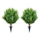 thumbnail image 3 of 2 piezas plantas artificiales plantas falsas adornos arbustos decorativos al aire libre arbustos realistas con el jardín de estaca primavera del patio, 3 of 8