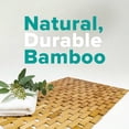 thumbnail image 6 of SlipX Solutions Non-Slip Bamboo Bath Mat, Wooden Bath & Shower Rug for Spa,  Sauna, Pool Area, Easy to Roll Up, Eco-Friendly, 24.75” x 16.5”, Natural Wood, 6 of 7