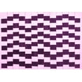 thumbnail image 1 of Ahgly Company Indoor Rectangle Abstract Pink Contemporary Area Rugs, 8' x 12', 1 of 4