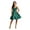 Hunter Green, variant on Women's May Queen MQ1654 V Neck Simple Solid Satin Short Hoco Dress Christmas - New Year Holiday Red 18