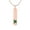 Green, variant on Long Bar with Birthstone Cremation Jewelry for Ashes Holder Pendent for Ashes and Chain Urn Necklace for Ashes of Loved One