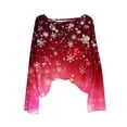 thumbnail image 1 of RXMEKW Chandail de Noël pour Femmes, chandail en Tricot Imprimé à Manches Longues et Col Rond, Haut Décontracté pour Fêtes et Rassemblements, 1 of 8