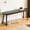 Walnut, variant on Walnut Solid Wood Bench, 39.4" L – Narrow Mid-Century Wooden Benches for Entryway, Kitchen, Dining, Bedroom & Shoe Storage