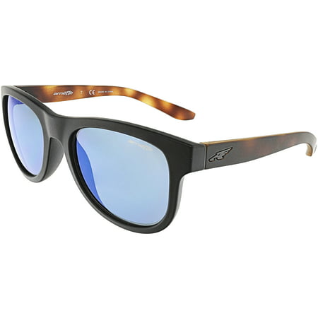 Arnette Men's Mirrored AN4222-227355-54 Black Oval Sunglasses