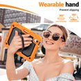 thumbnail image 3 of for iPad Mini 7th/6th Generation Case 8.3 inch 2024/2021, 360 Rotating Shockproof Cover with Stand, Handle, Shoulder Strap, Orange, 3 of 7