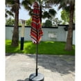 thumbnail image 3 of CRO Decor Outdoor Patio 8.6-Feet Market Table Umbrella (Red Stripes), 3 of 8