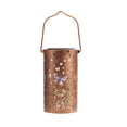 thumbnail image 2 of Solar Garden Lanterns Outdoor Decorative Lights with Colorful Projection, Hanging Metal LED Solar Lantern for Yard Patio Porch Waterproof Garden Decor Gift for Mom, 2 of 6