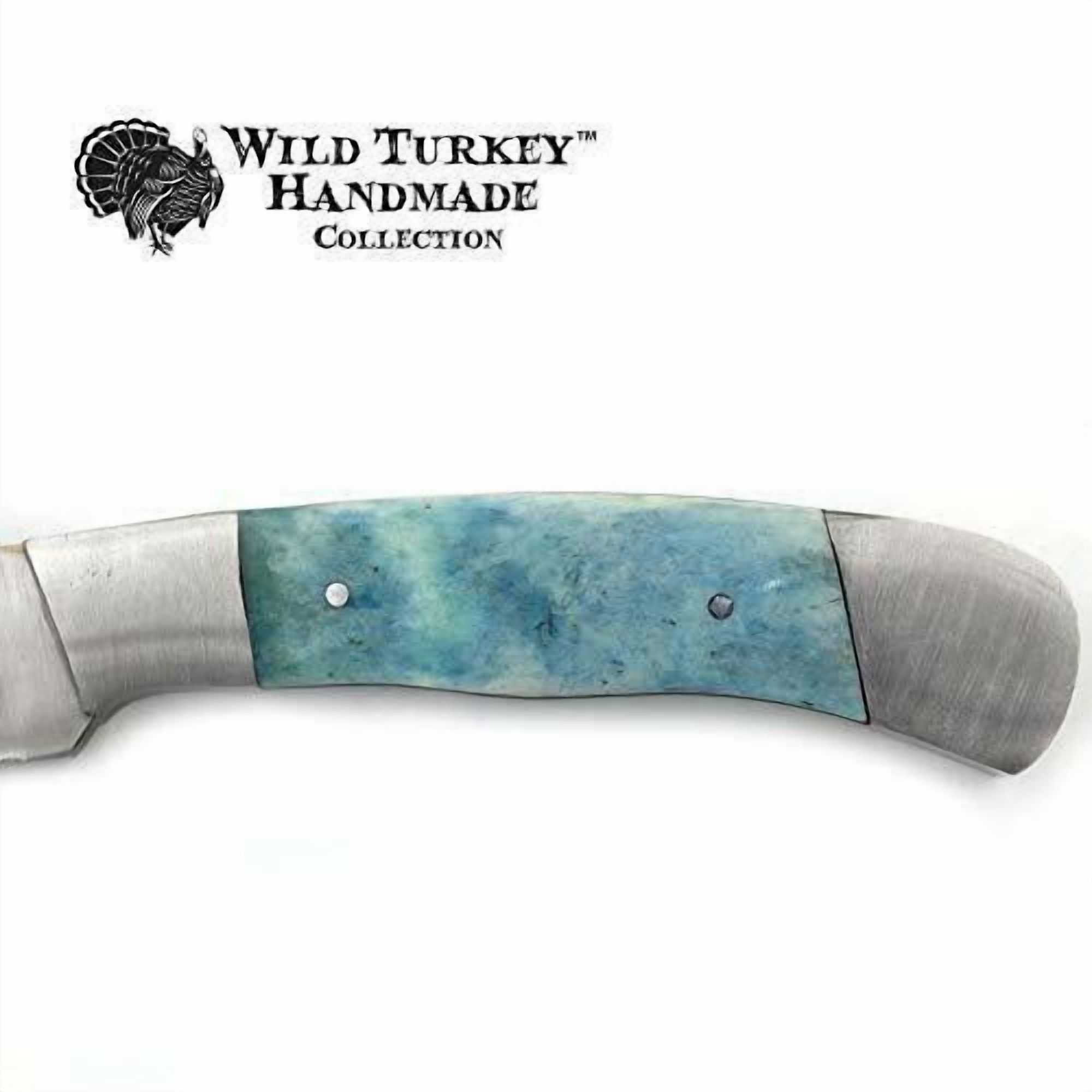 Wild Turkey Handmade Collection Fixed Blade Skinner Hunting Knife w. Sheath