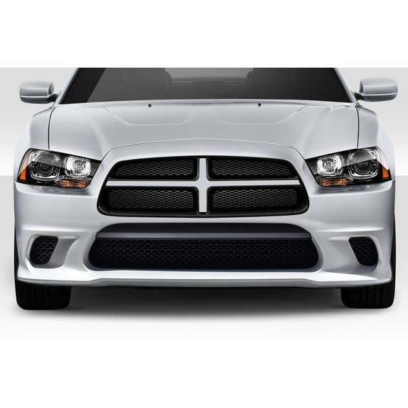 2011-2014 Dodge Charger Duraflex Hellcat Look Front Bumper - 1 Piece