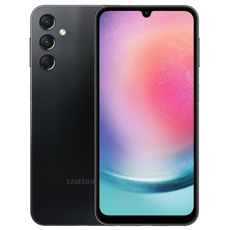 SIMフリー Samsung Galaxy A24 ブラック 6.5インチ SAMSUNG Galaxy A24, 128GB, 4GB, 6.5