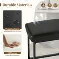 thumbnail image 3 of Homefun Bar Stools Set of 4, 25'' Counter Height(Backless),PU Leather Kitchen Stools Chairs Island Counter, 3 of 7
