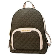 Michael Kors Womens Jaycee Medium Logo Backpack 35S2G8TB2B-424 (Powder Blush)