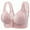 Pink Bras for Women, variant on SMihono Striped Daisy Bras for Older Women No Underwire Large Size Women's Comfort Underwear Hollow Breathable Air Bra No Steel Ring Beige 40/90