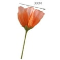 thumbnail image 2 of New Photo Props 30cm Window Display Linen Large Artificial Flower Artificial Flower Giant Simulation Poppy Flower Background Wall GREY, 2 of 8