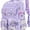 Purple, variant on Kawaii Backpack, Cute Stylish Plaid Bag, Back Protection Lightweight Backpack