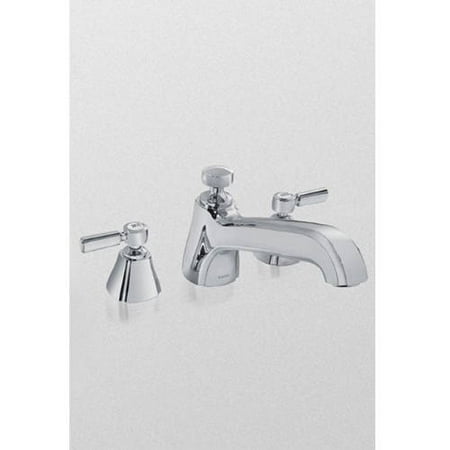 Toto Tb970dd1 Cp Guinevere Deck Mount Tub Filler Trim With Lever Handles Polished Chrome