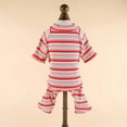 thumbnail image 5 of Cotton Dog Pajamas Stripe Classic Pet Jumpsuit Winter Dog Clothes For Small Dog Puppy Cat Costume Chihuahua Yorkie Poodle Outfit, 5 of 7