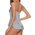 thumbnail image 4 of Womens Sweetness Cami Set Camisole Underwear Nightwear Underwear Pajamas Lounge Sets, 4 of 9