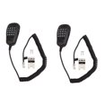 thumbnail image 1 of 2X DTMF -48A6J Microphone à Main Prise RJ-45 pour Radio FT-8900 Pieds-2800M OT8G, 1 of 8