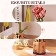 thumbnail image 4 of Puzle 3D de madera con flor rosa rosa, modelo DIY ROBOTIME, 4 of 7