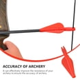 thumbnail image 2 of 10pcs Shooting Training Plastic Conjoined Arrow Feathers and Arrow Nock, 2 of 8