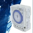 thumbnail image 4 of Mechanical Light Timer Time Switches 24 Hours Timer Mechanical Timer Automatic 24 Hours Low Power Consumption Time Switch For Water Heaters Breeding 100-240VAC, 4 of 8