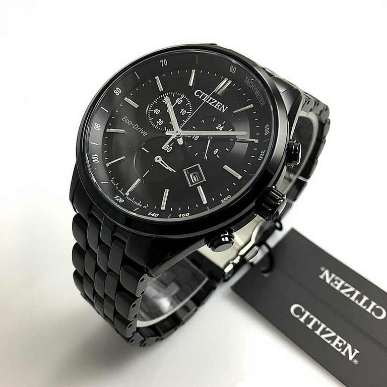 Citizen chronograph black sale