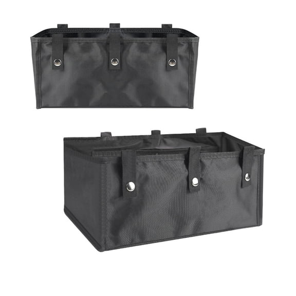 Under Seat Rollator Bag, Large Size Rollator Basket, Under Seat Bag or Tote for Four Wheel Rollator, Walker Underseat Replacement Medical Basket (Black 35*23*15cm)