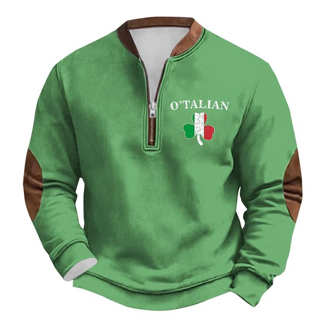 Blusas y camisas de manga larga con cuello redondo Sudadera con capucha de cuello redondo para hombre Jersey estampado Top de manga larga Blusa de poliéster para hombre