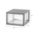 thumbnail image 6 of IRIS 14 Qt Medium Plastic Drawers, Under Bed Storage Bins, Stackable, Modular, 6 of 9