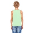 thumbnail image 2 of The Bella + Canvas Youth Jersey Tank Top - NEON GREEN - M, 2 of 2