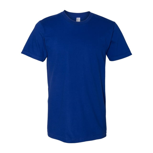 American Apparel USA-Made Fine Jersey Tee, XS, Lapis