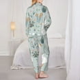 thumbnail image 5 of Ocsxa Women 2 Piece Floral Pajamas Lounge Set Goose And Doodle Flowers Loungewear, 5 of 9